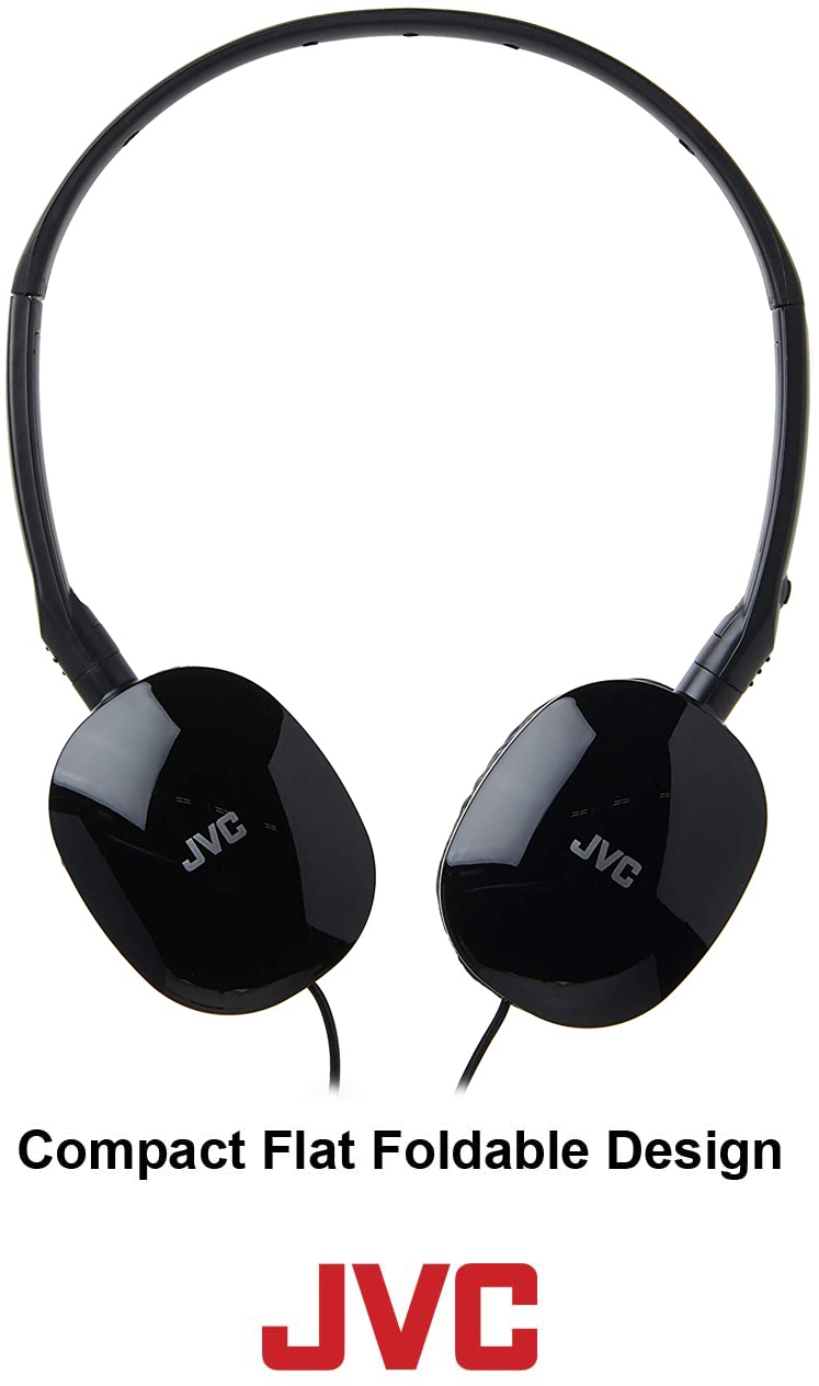 JVC FLATS On-Ear Headphones - Red