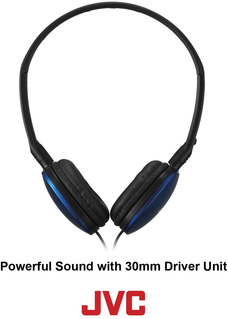 JVC FLATS On-Ear Headphones - Red