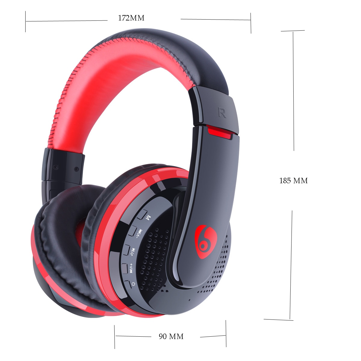 Wireless On-Ear Headphones with MP3 Player