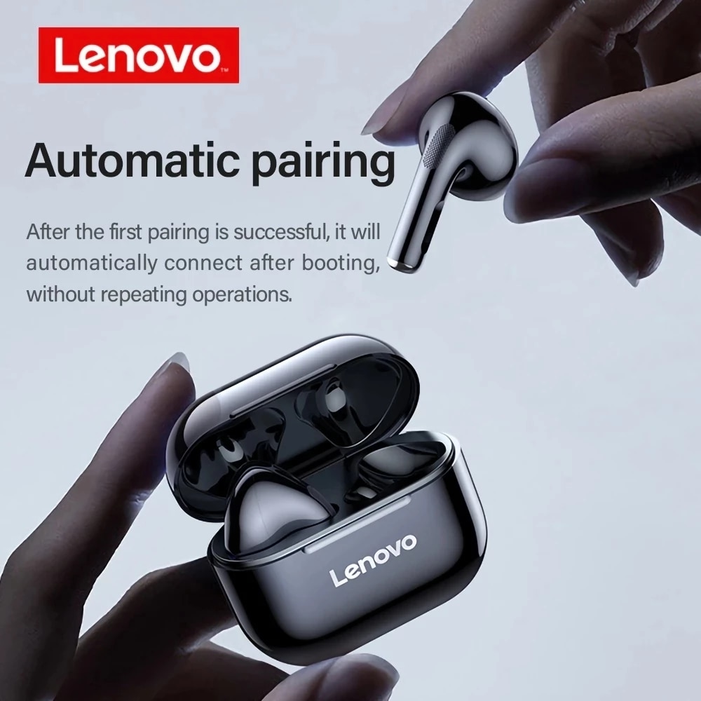 Lenovo LP40 Wireless Earbuds with Touch Control