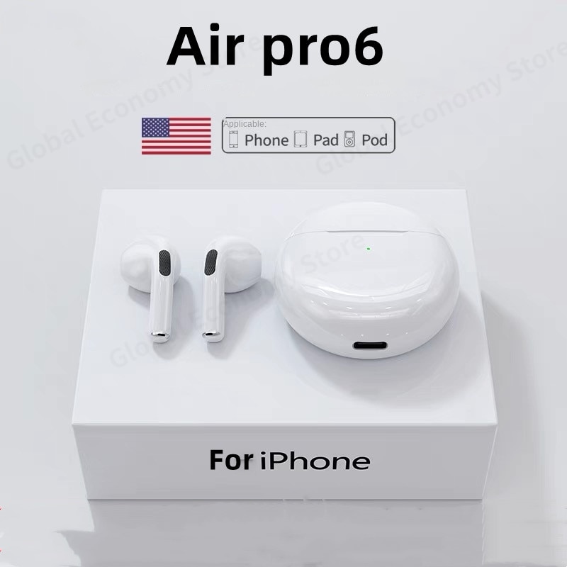 Air Pro 6 TWS Wireless Earbuds with Mic