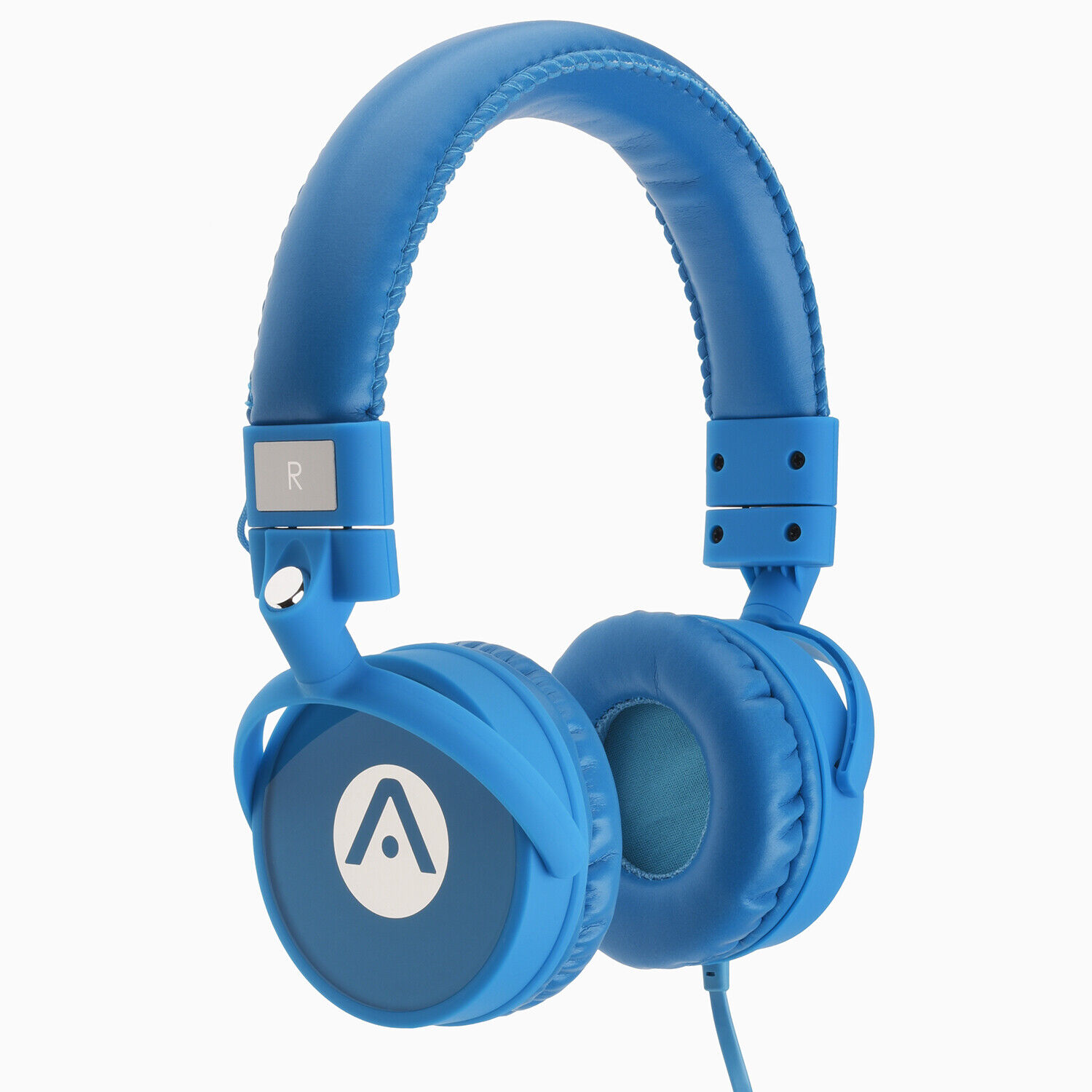 Audiomate Noise-isolating Wired Stereo Microphone On-Ear Headphones (Blue)