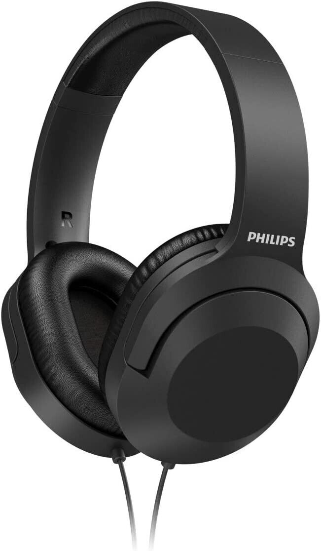 Philips Over-Ear Stereo Headphones. Wired. Noise Isolation. Lightweight.