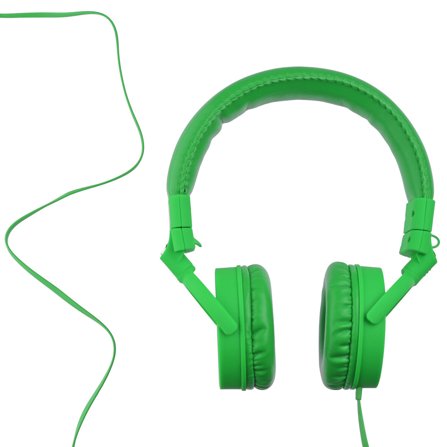 Audiomate Noise-isolating Wired Stereo Microphone On-Ear Headphones (Green)