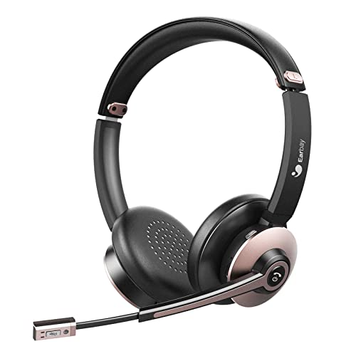 Wireless On-Ear Headphones with Noise Cancelling Mic