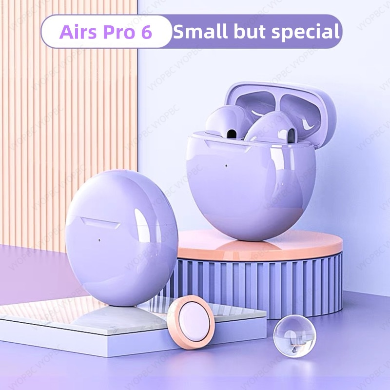 Pro6 TWS Wireless Earbuds with Touch Control