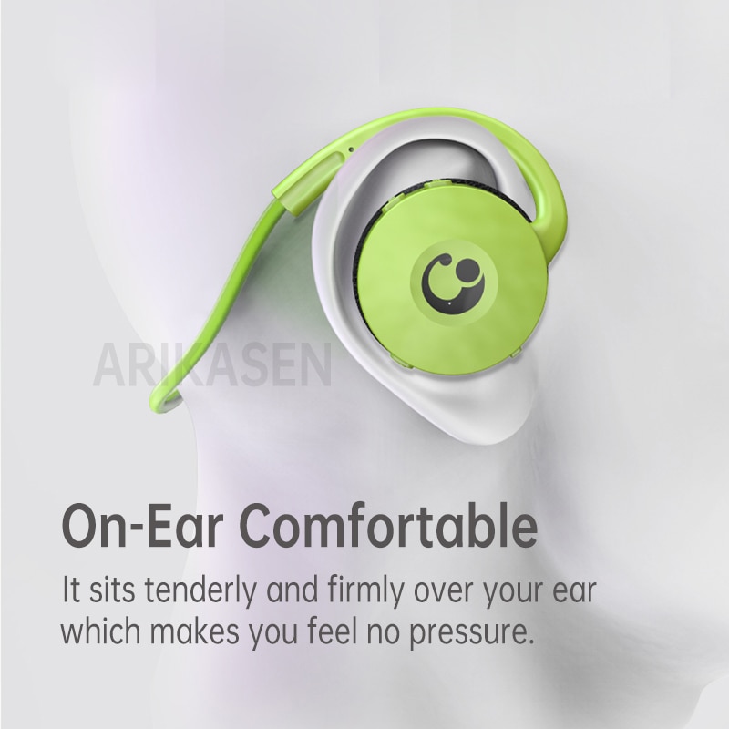 Wireless On-Ear Headphones with Mic and Noise Cancellation