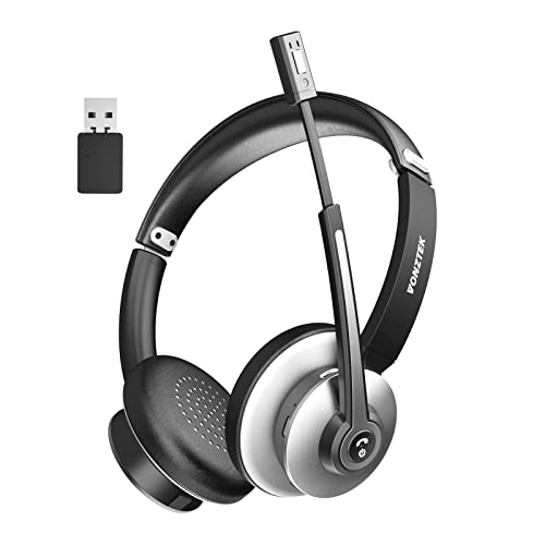 Wireless Noise Canceling Bluetooth Headset with Mic
