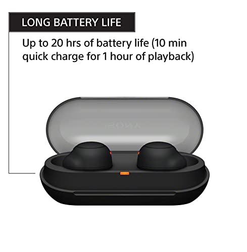 Sony WF-C500 Wireless Earbuds with Mic and Water-Resistance