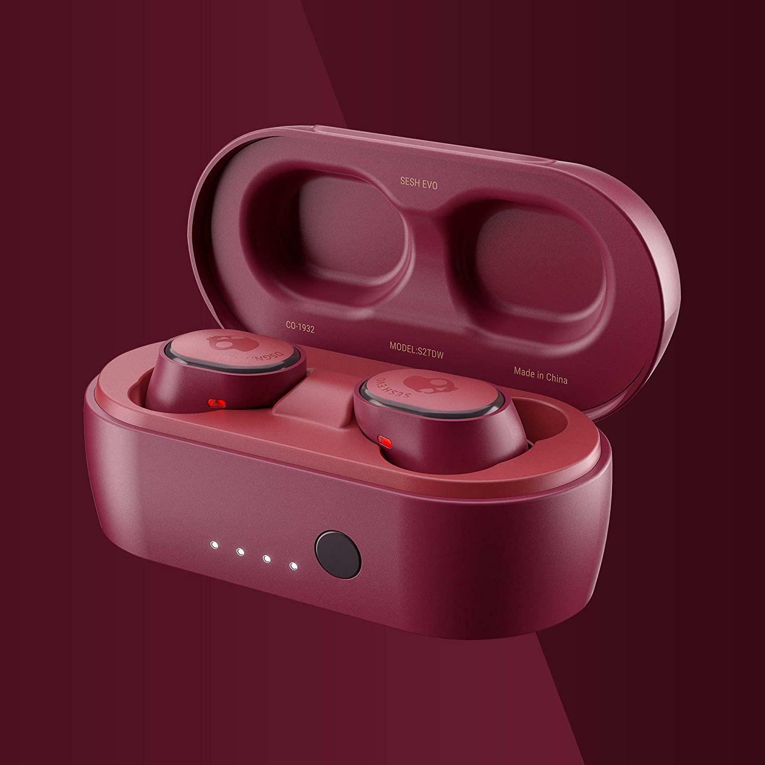 Skullcandy Sesh Evo Wireless Earbuds - Red