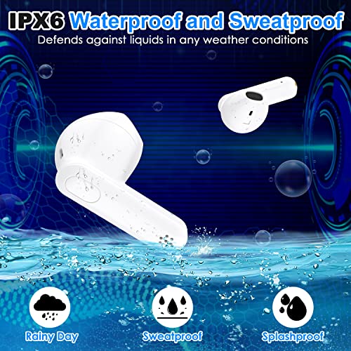 Wireless Earbuds with Touch Control & HiFi Stereo