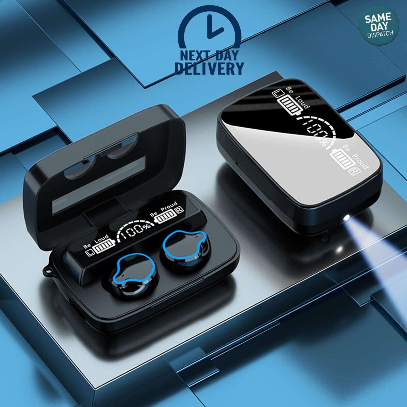 Bluetooth TWS Wireless Earbuds for iPhone Samsung