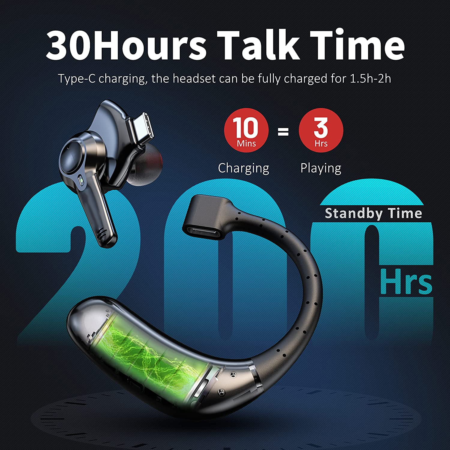 AMINY UFO4 Dual-Mic Noise Cancelling Earbuds