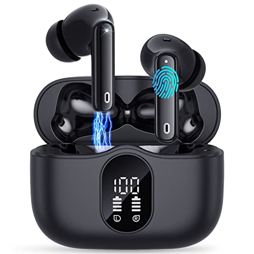 Bluetooth 5.3 Earbuds with 40H Playtime & LED Display