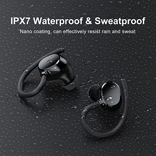 Sport Wireless Earbuds with Deep Bass and LED Display