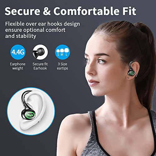 Wireless Earbuds with Deep Bass and IP7 Waterproof