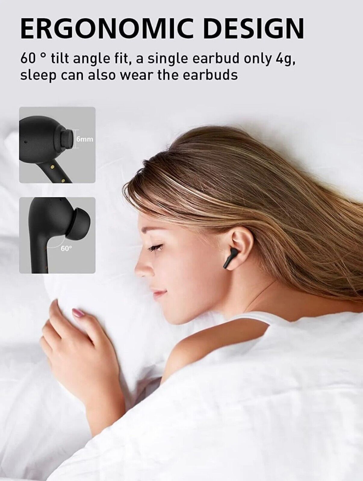 WENKEY E2 True Wireless Noise Canceling Earbuds