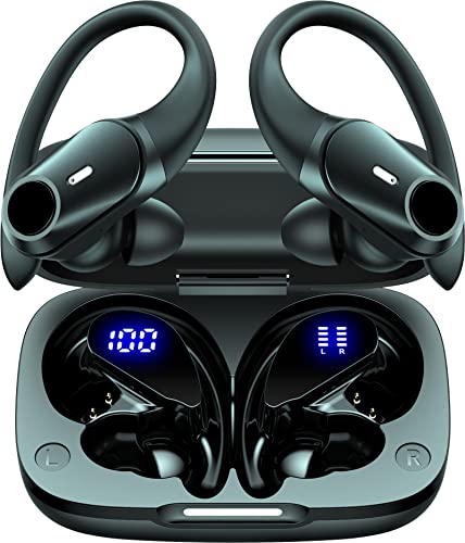 GOLREX Wireless Bluetooth Earbuds with Earhook