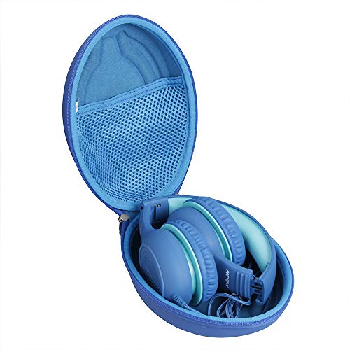 Blue Hard Case for Kids' Headphones