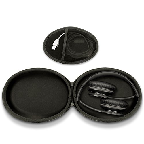 iGadgitz Hard Case for Foldable Headphones -Black