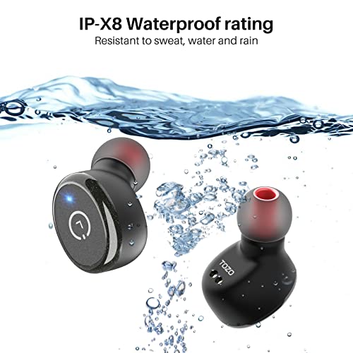 TOZO T10 Wireless Earbuds with Waterproof Case