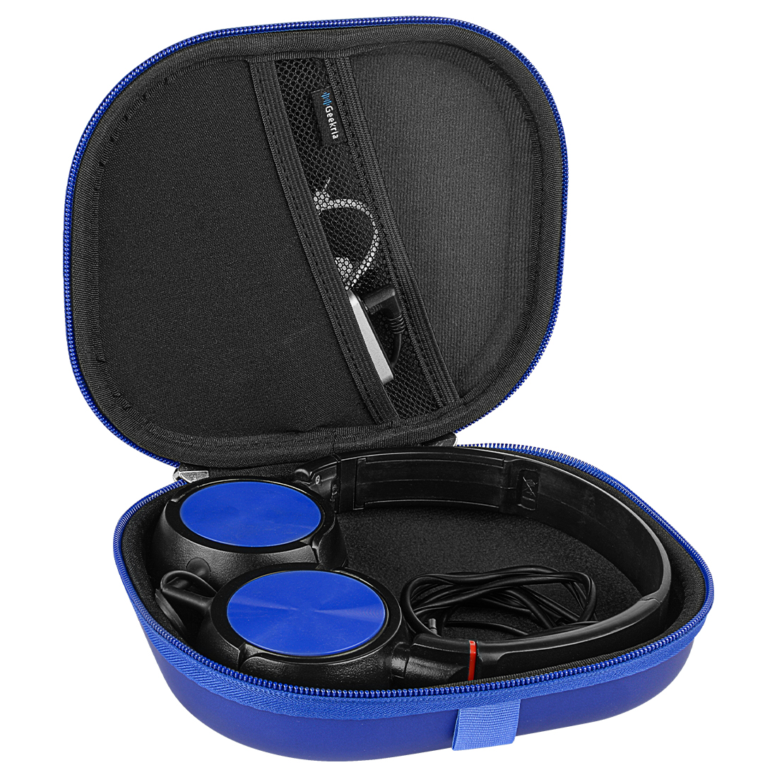 Geekria Hard Case for Sony Headphones (Blue)