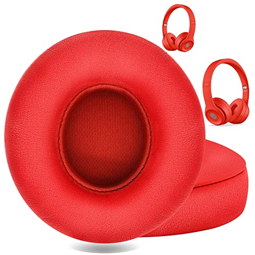 QOQOON Beats Ear Pads Replacement (Red)