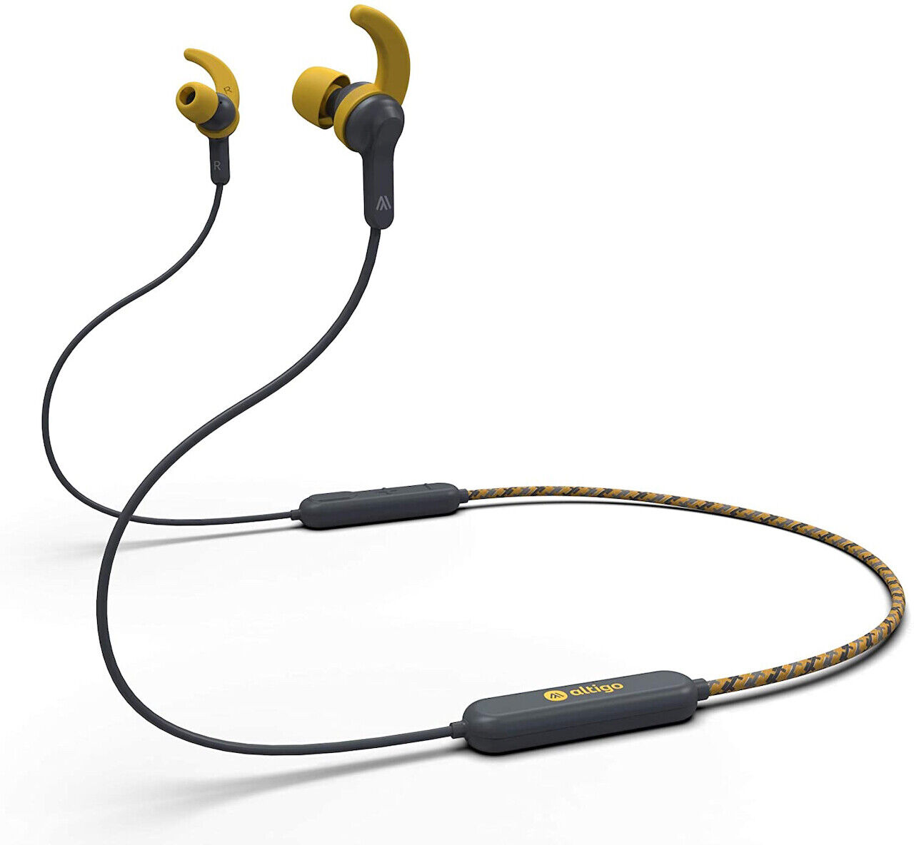 Altigo Gray Bluetooth Earbuds - Wireless In-Ear Headphones