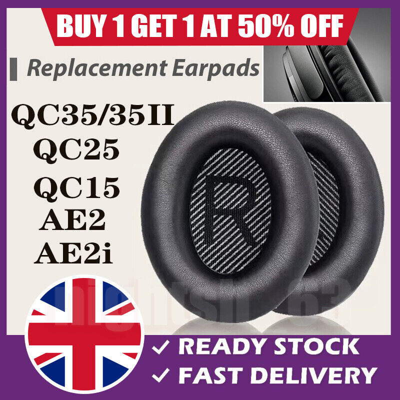 Bose QuietComfort Ear Pads Replacement - Black