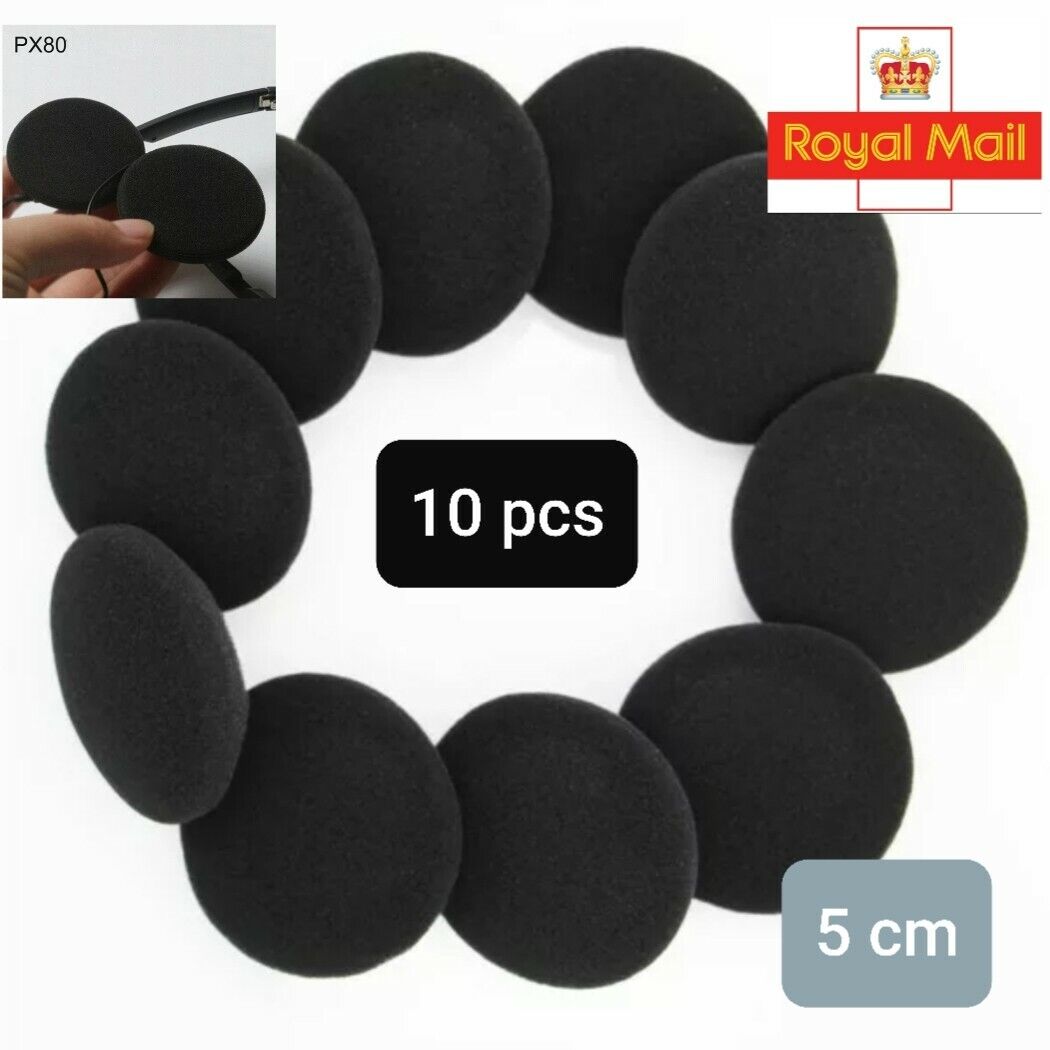 50mm Replacement Foam Ear Pads for Headphones