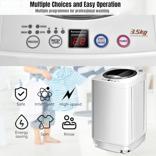 TANGZON 2-in-1 Portable Mini Washing Machine