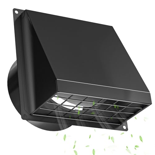 Hon&Guan 100mm Air Vent Cover with Backdraft Flap