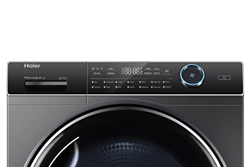 Haier 9kg Heat Pump Tumble Dryer in Graphite