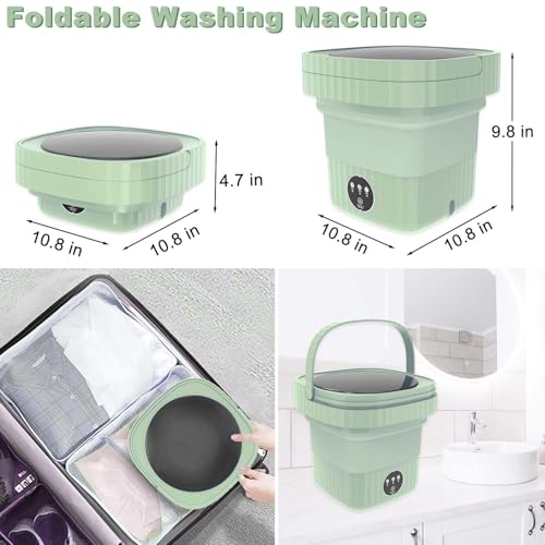 Mini Portable Washing Machine with 3 Cleaning Modes