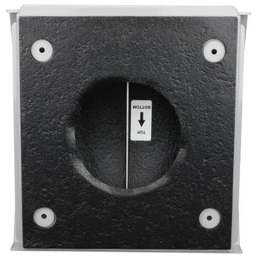 100mm Grey Tumble Dryer Air Vent Cover