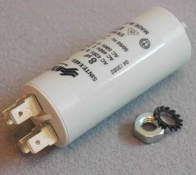 Universal Washing Machine Tumble Dryer Motor Capacitor 8 MFD