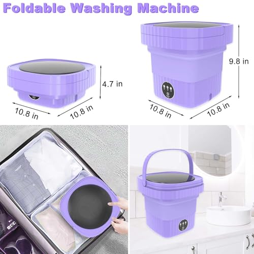 Mini Portable Washing Machine with 3 Cleaning Modes