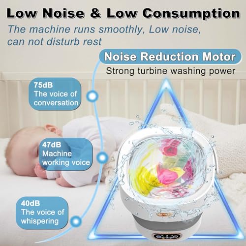 Compact 2-in-1 Portable Washer and Dryer