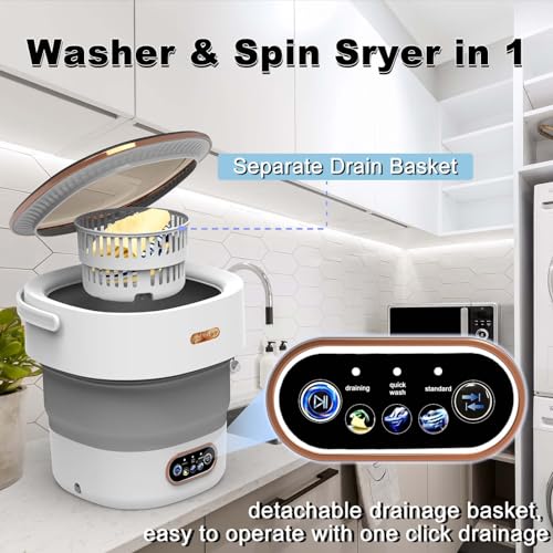 Compact 2-in-1 Portable Washer and Dryer