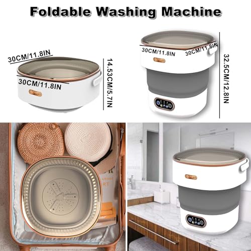 Compact 2-in-1 Portable Washer and Dryer