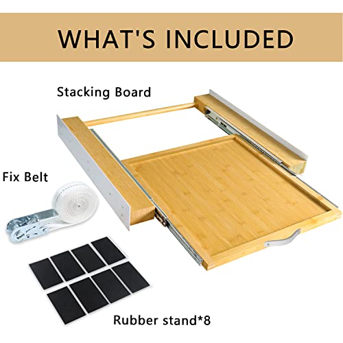 NIUXX Washer Dryer Stacking Kit with Ratchet Strips