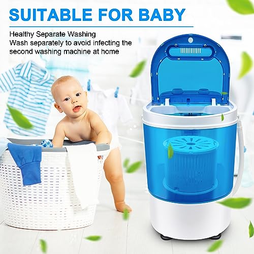 Display4top Portable Mini Washing Machine with Spin Cycle