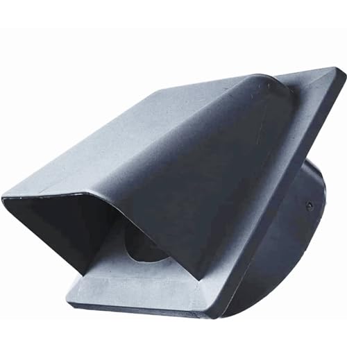 Graphite 100mm Vent Cover Kit with Backdraft Shutter