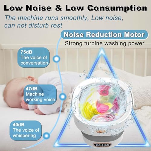 Portable 2-in-1 Mini Washer and Dryer 13L