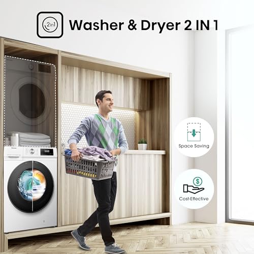 Hisense 10 KG Front Load Washer Dryer - White