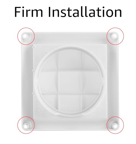 ZOFUN 3-Pack White Tumble Dryer Vent Covers