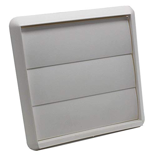 Kair White 155mm Ducting Air Vent with Shutters