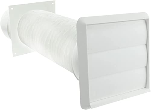 Universal Tumble Dryer Venting Kit - 4" White