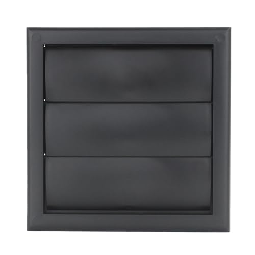 4-Inch Black External Gravity Air Vent Cover