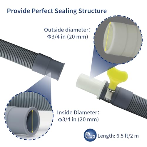 2m Washing Machine Drain Hose Extension Kit